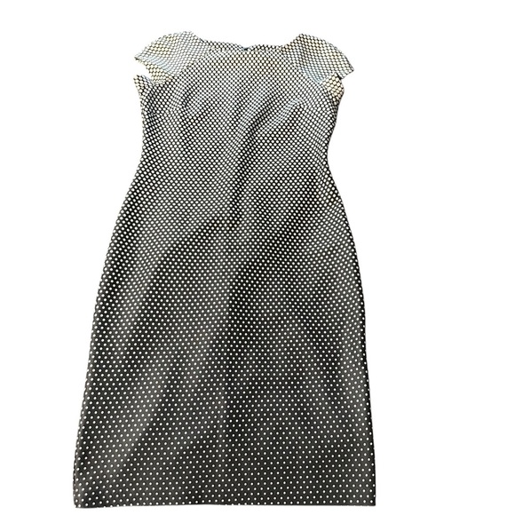 ECO New York women's size 12 polka dot midi sleeveless ombré dress - Picture 1 of 3